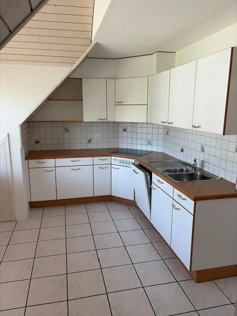 Schöne Duplex-Wohnung mit Blick ins Grüne