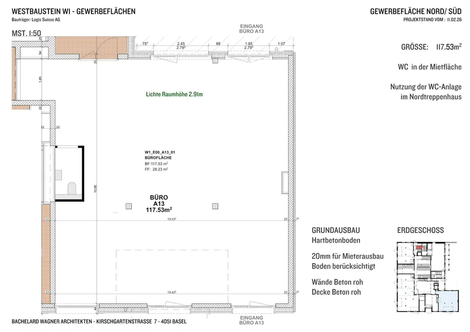 Ihr Gewerbe im neuen ZEPRA Quartier - ca.117 m²