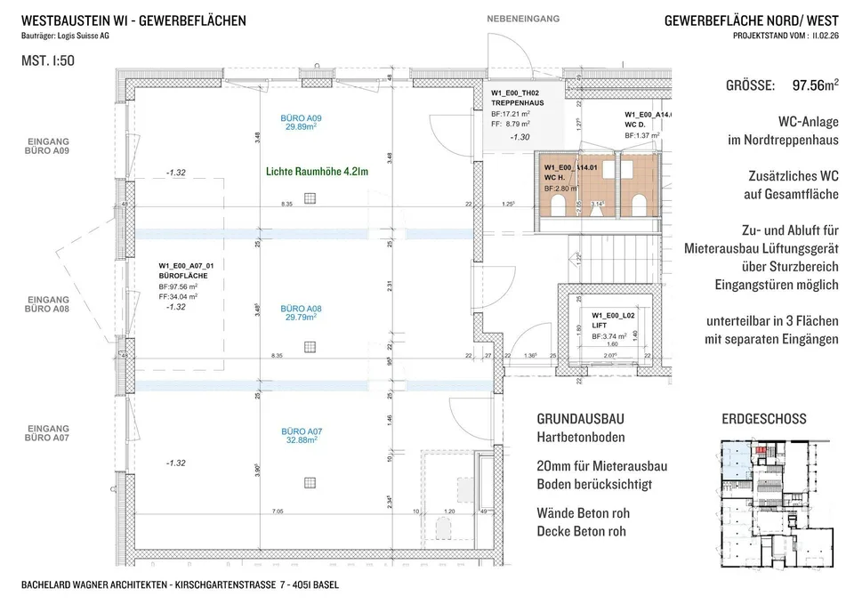 Gewerbenutzung im aufstrebenden Quartier ZEPRA - ca. 98 m²
