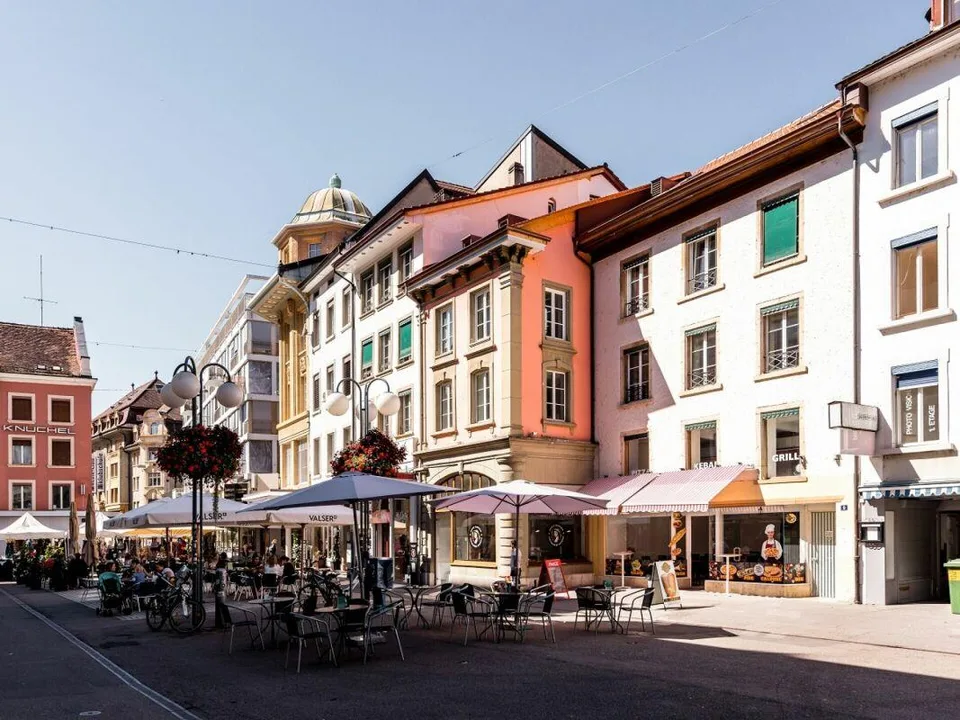 Fussgängerzone von Biel: Gewerbefläche an der Marktgasse 9