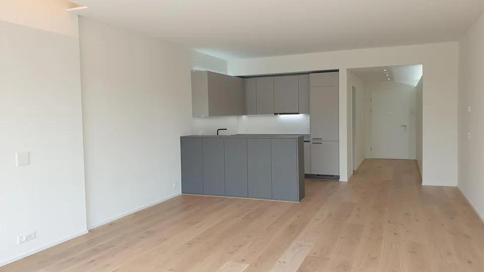 Gekühlte moderne 1.5-Zimmer-Gartenwohnung mit Terrasse