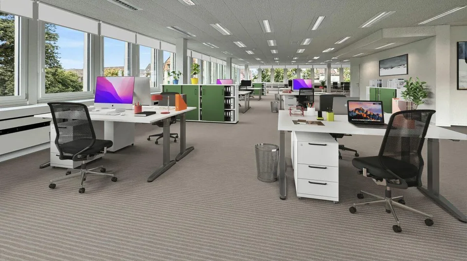 Inspirierendes Büro mit Sicht ins Grüne – Foto 13 von 13