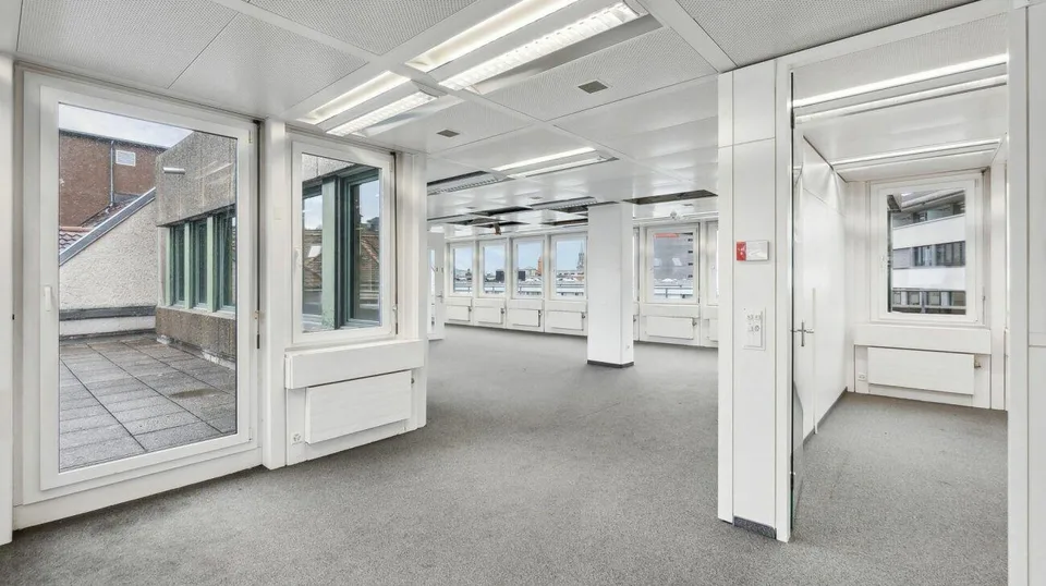 Arbeiten über den Dächern von St. Gallen: 231 m² Büro mit Terrasse