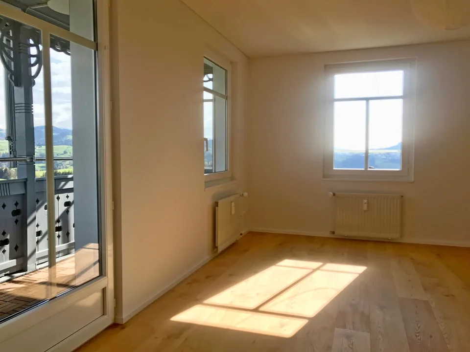2,5 Zimmer Wohnung - renoviert mit super Aussicht