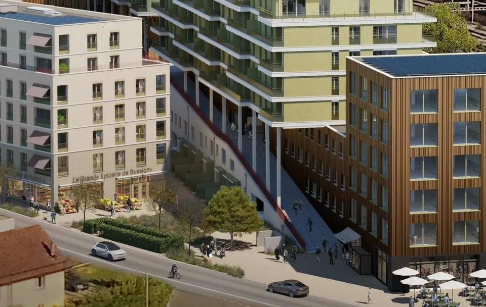 Arcade au coeur du quartier CôtéGare à Bussigny