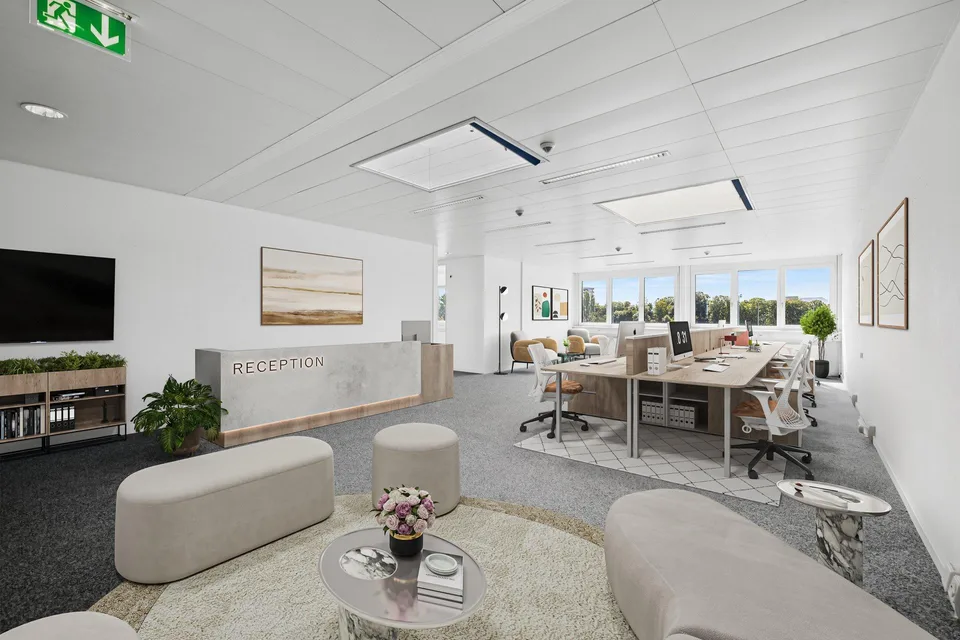 Flexible Büroflächen mit Atrium in Allschwil – ideal für innovative Un