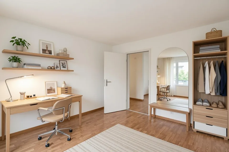 Attraktive Wohnung mit Balkon in ruhiger Lage in Bettlach