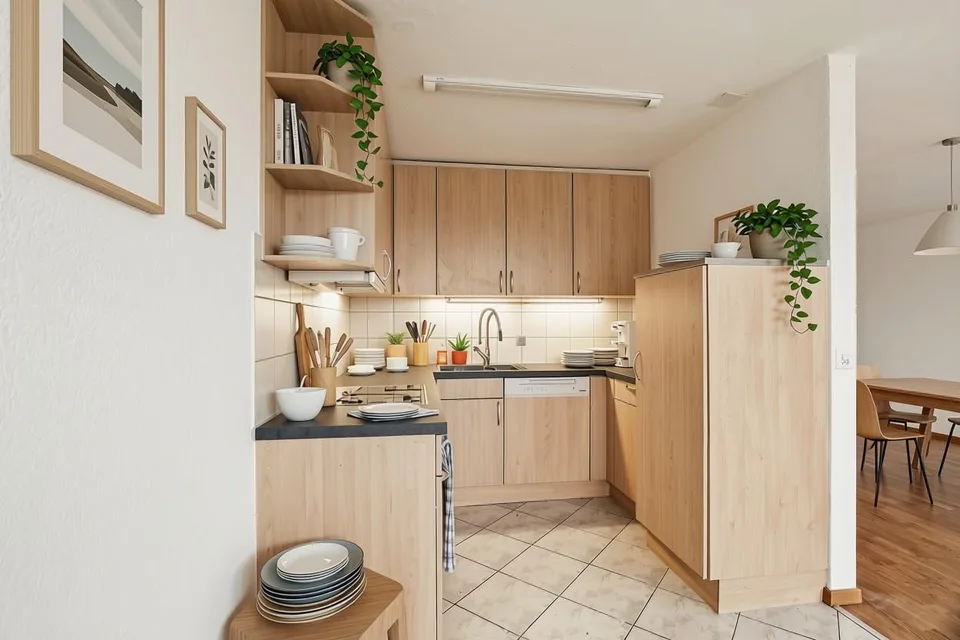 Attraktive Wohnung mit Balkon in ruhiger Lage in Bettlach