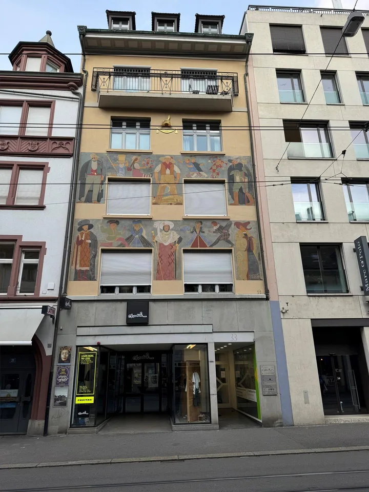Nähe Barfüsserplatz im Zentrum von Basel