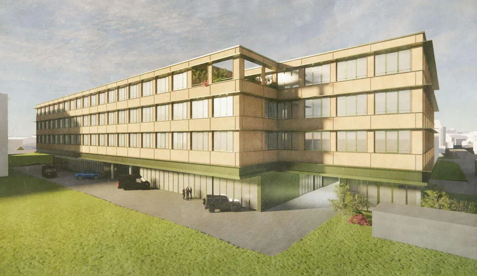 Neubau flexibel nutzbares Geschäftshaus