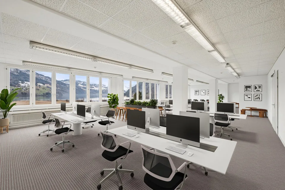 Attraktive Büroflächen mit wunderschöner Seesicht