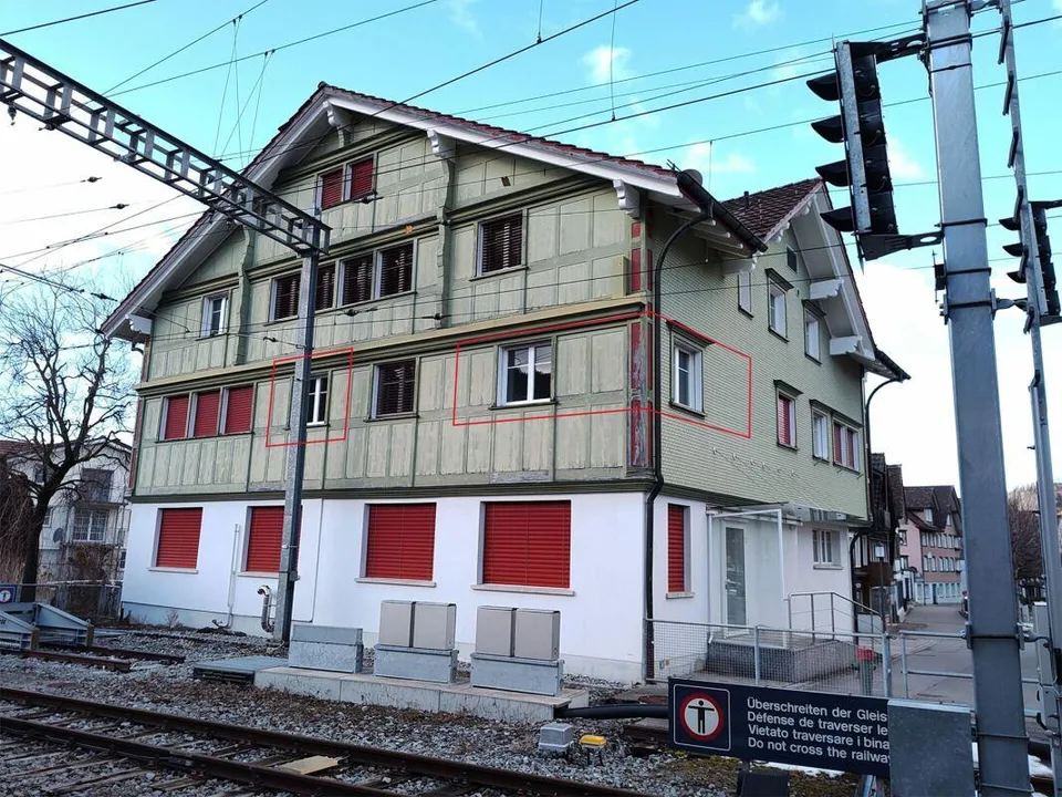 Top-Lage Appenzell: Büro direkt beim Bahnhof