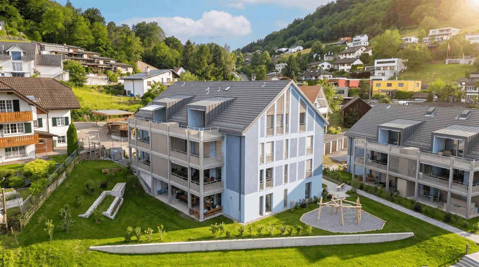 Neubau-Erstbezug: 2 grosszügige 3.5-Zi. -Dachwohnungen in Schafisheim