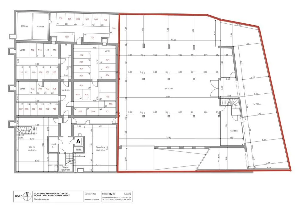 Belle arcade de 610 m2 et son dépôt de 638 m2 au coeur de Plainpalais
