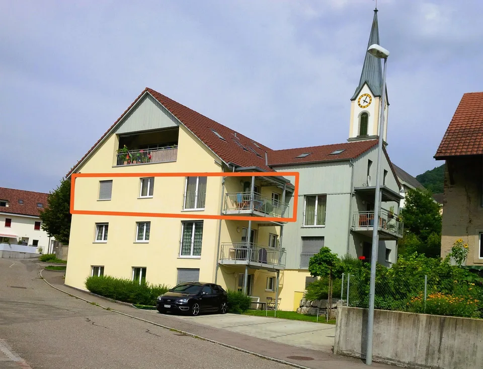 Hier gefällts mir. Mitten im Dorf!