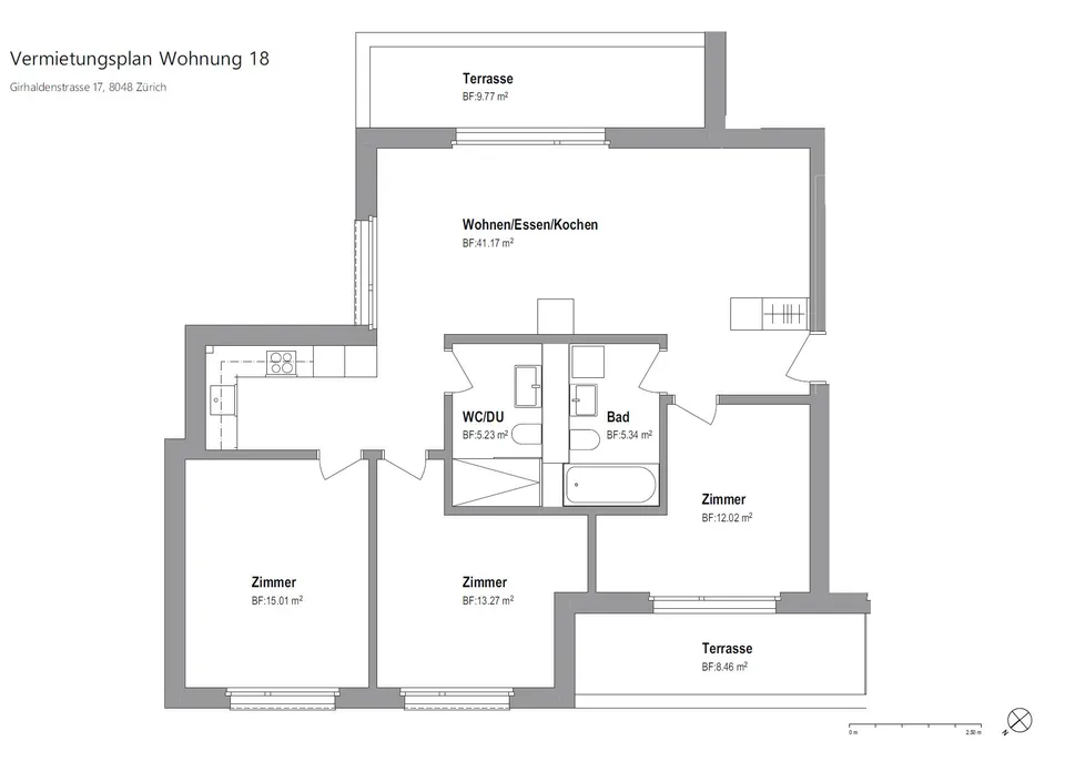 ERSTVERMIETUNG 4.5- Zimmer-Attika-Wohnung, 8048 Zürich zu vermieten