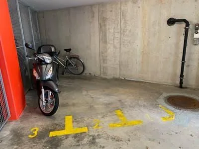 Motorradeinstellplatz