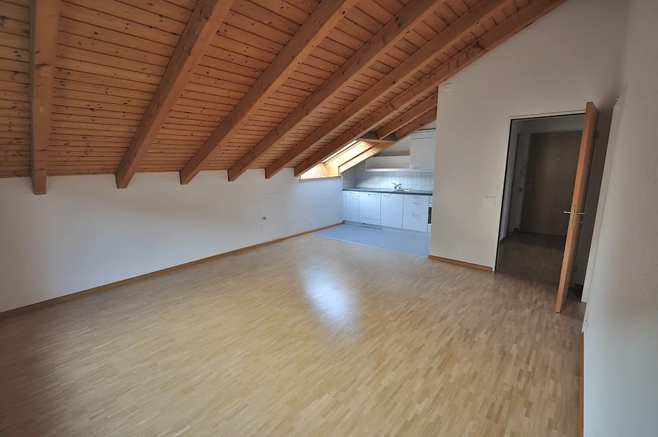 2 1/2 Zimmerwohnung, Dachstock