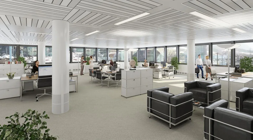 Büro / Gewerbe / Praxis / Atelier: 591 m2 in Chur West zu vermieten