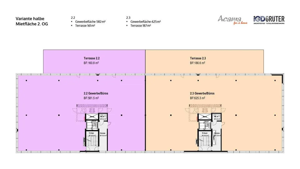 582 m² Gewerbefläche mit Terrasse im Gewerbepark Reussegg Luzern – Foto 6 von 7