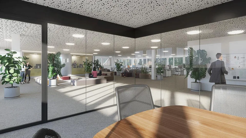 220 m² Gewerbefläche mit Terrasse im Gewerbepark Reussegg Luzern Nord