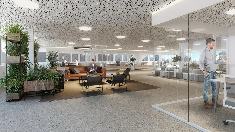 220 m² Gewerbefläche mit Terrasse im Gewerbepark Reussegg Luzern Nord