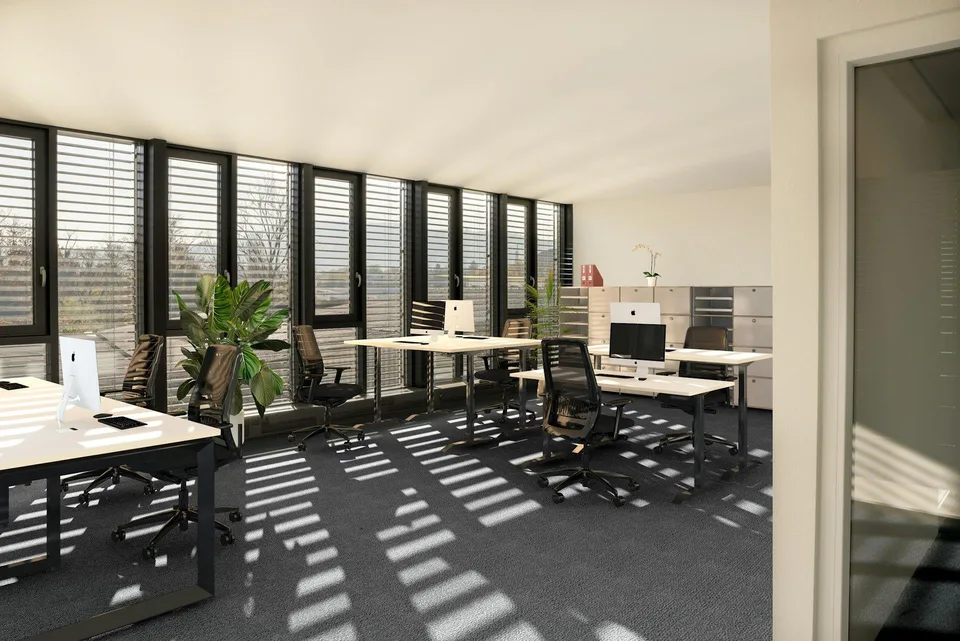 177m² Bezugsbereite Top Büroflächen in Aesch - GWERB7