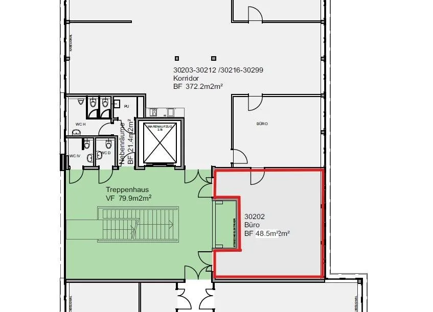 Büro im Schöneich-Quartier Wetzikon