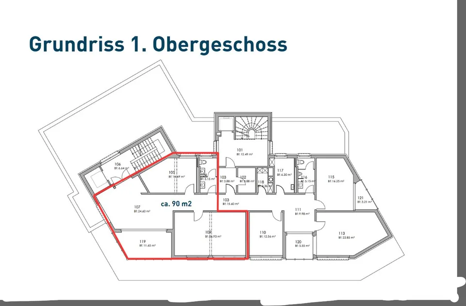Moderne Büroräumlichkeiten an Zentrumslage in Neuhausen – photo 20 sur 20