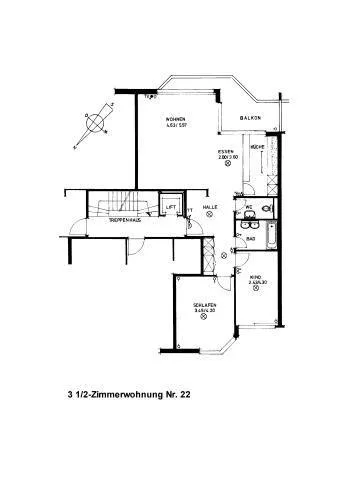 Renovierte 3.5 Zimmerwohnung – Foto 10 von 10