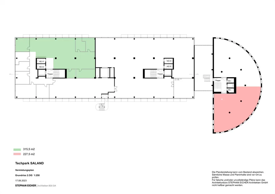 Günstige Büro-/ Gewerbefläche im Techpark Saland zu vermieten