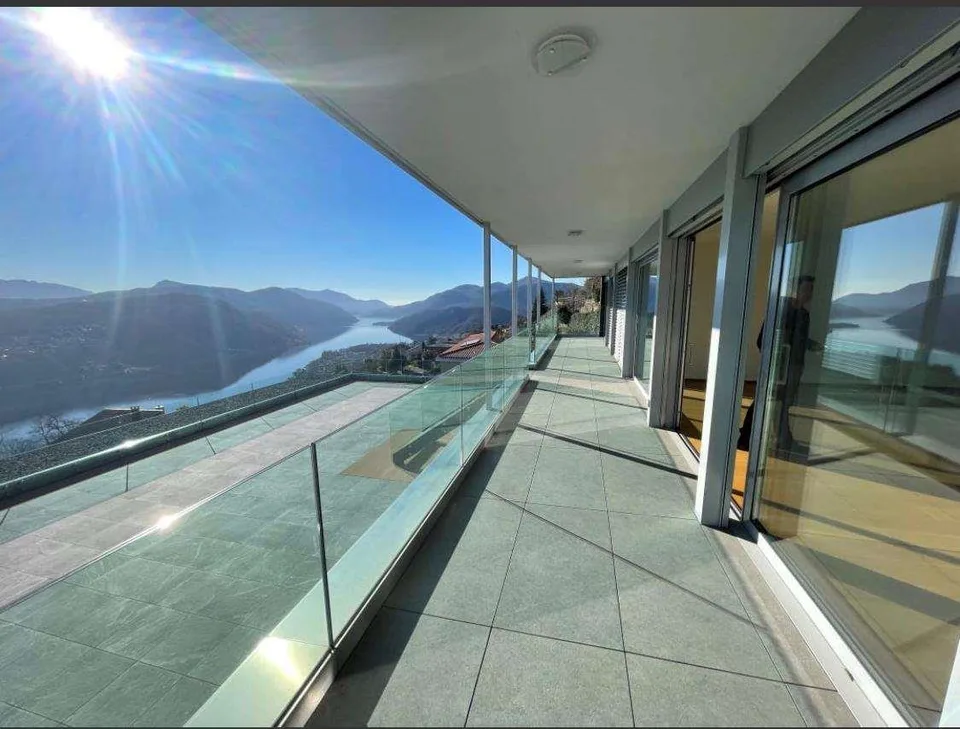 Vernate splendido appartamento con meravigliosa vista su lago e montag – Foto 11 von 13