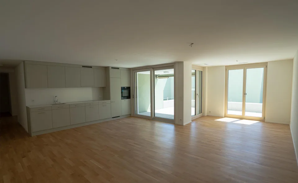 Familienwohnung mit Aussicht, Erstbezug in der Tilia Boldern