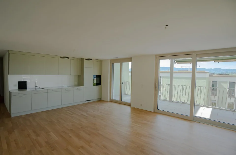 Familienwohnung mit Aussicht, Erstbezug in der Tilia-Boldern