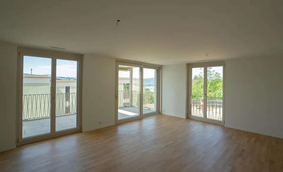 Familienwohnung mit Aussicht, Erstbezug in der Tilia-Boldern
