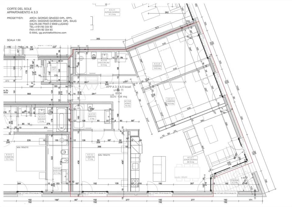 Ufficio 4 locali posizione centrale a Giubiasco