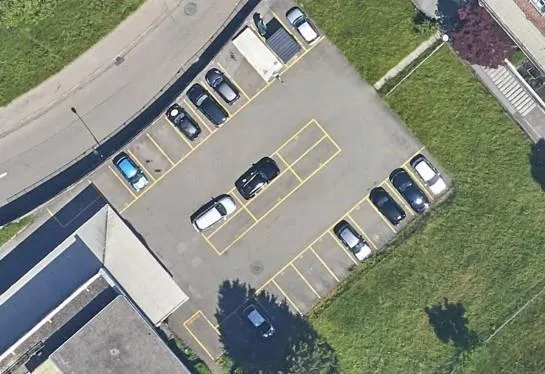 Aussenparkplatz in Haggen
