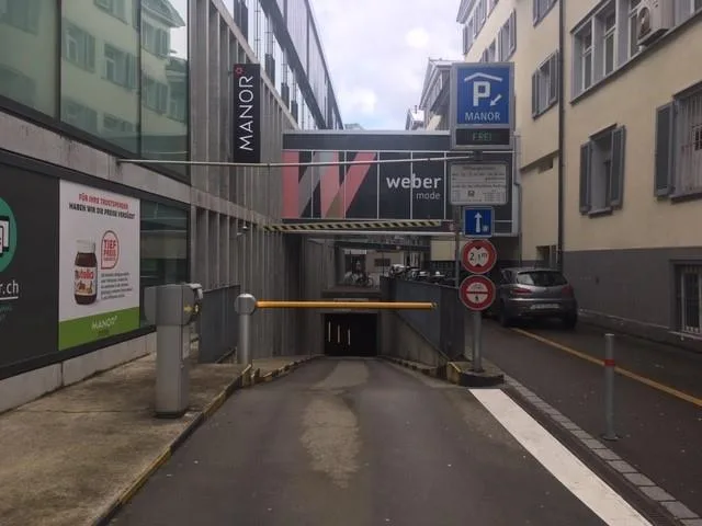Tiefgaragen Platz im Zentrum von St. Gallen