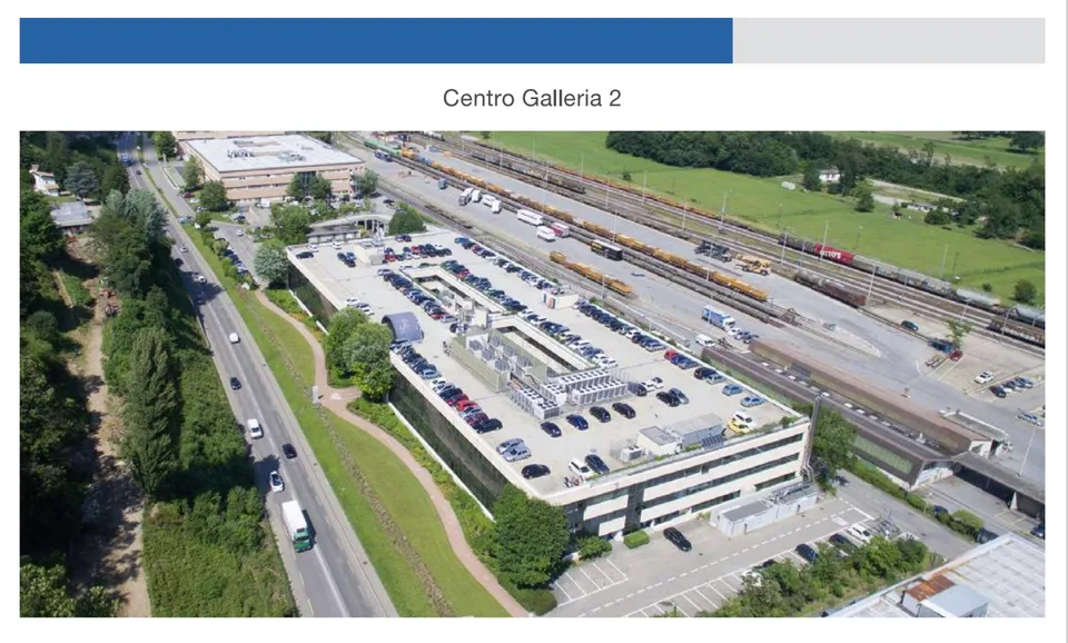 Affitto Posteggi Esterni – Centro Galleria 2, Via Cantonale, Manno