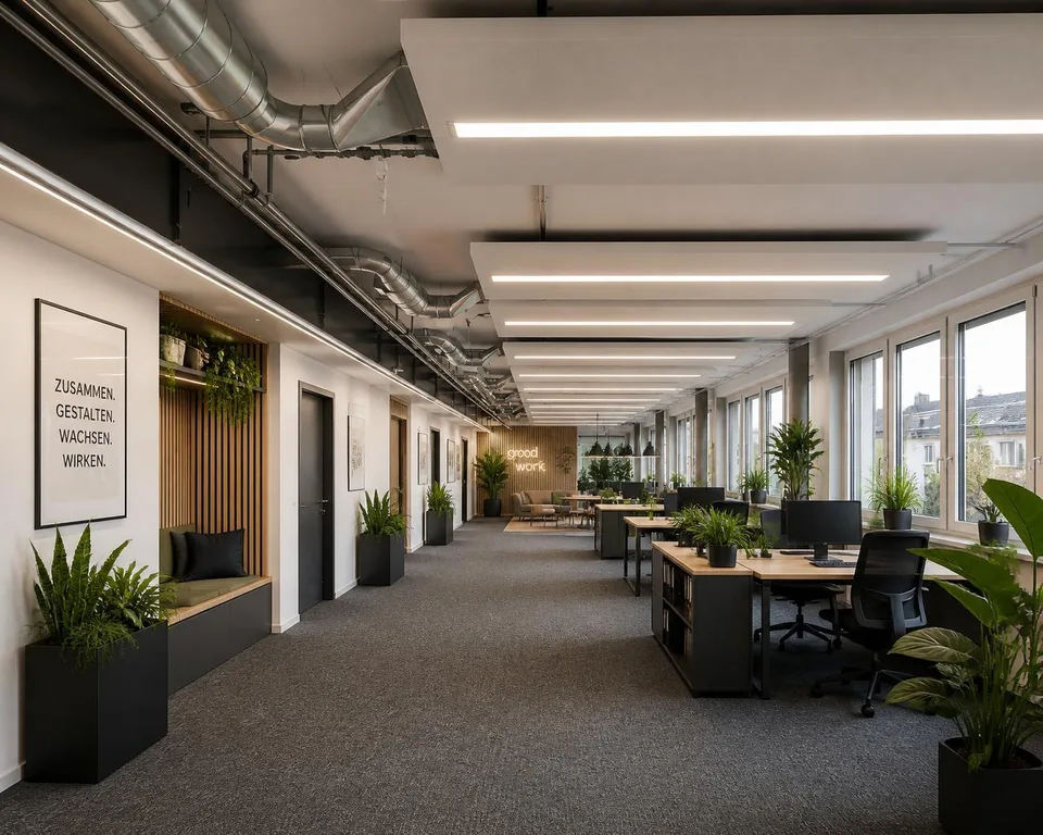 Smart Office im Burgernziel, Bern  Komplett ausgebaut mit Fitness, ...