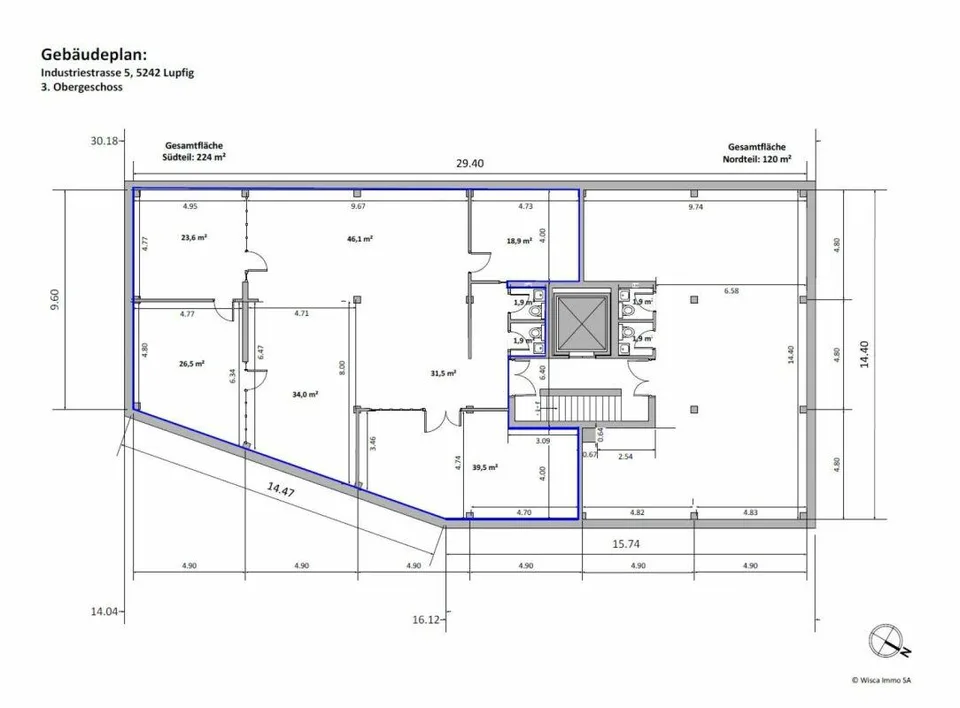 Attraktive Büro- und Gewerbefläche an verkehrstechnisch bester Lage