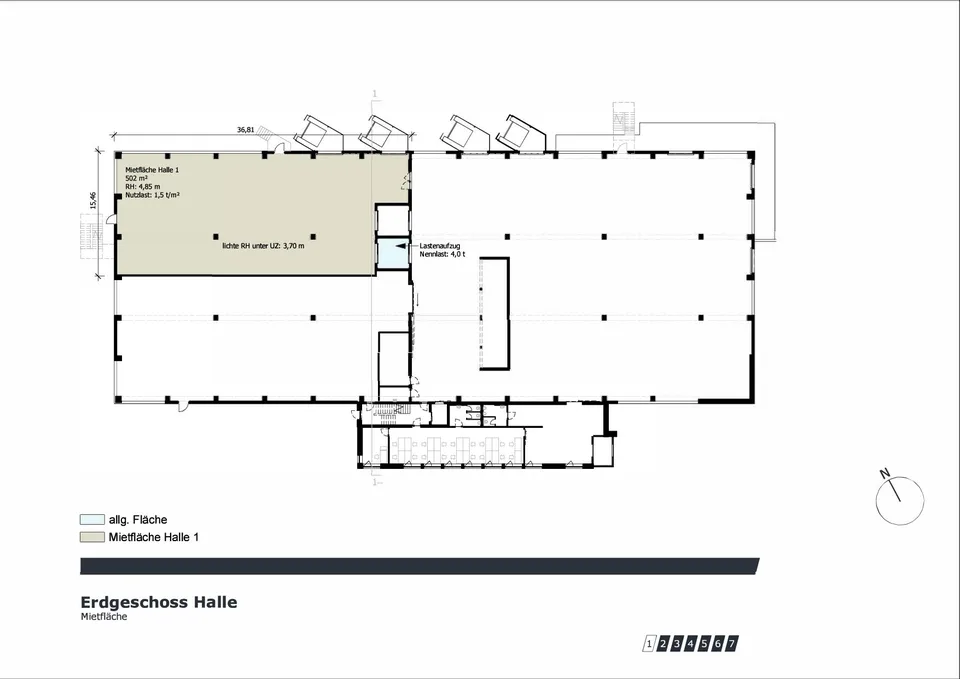 Erstvermietung , Mietflächen von von 500m² bis 4'000m² – Foto 6 von 14