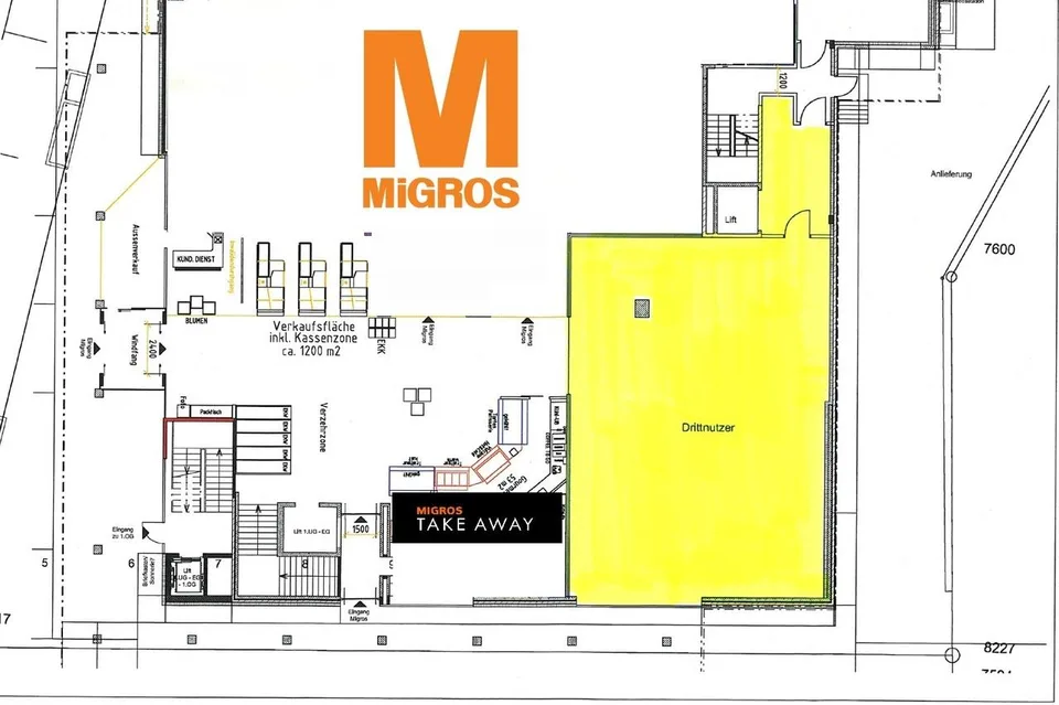Gewerbefläche mit ca. 220m² in Quartierszentrum – Migros Birsfelden – Foto 6 von 6