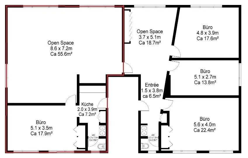 Ihr Gewerbeobjekt über 84m2 im Zentrum von Horw!