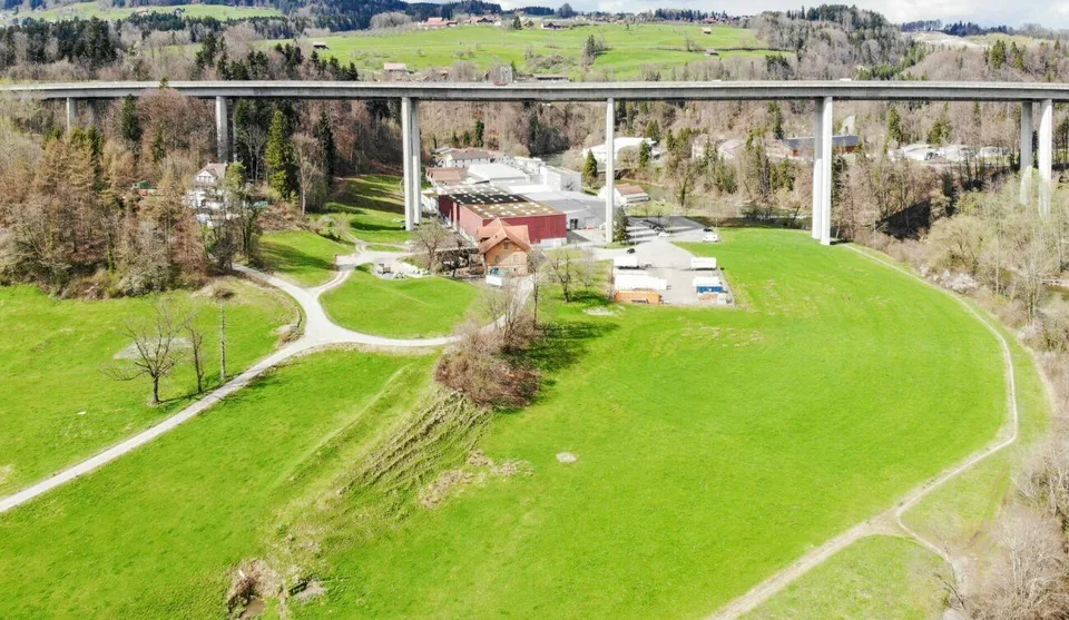 Das Sitter Valley, eingebettet im malerischen Sittertobel