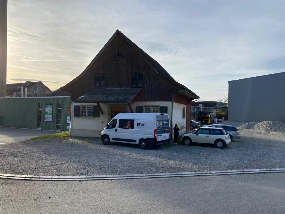 Aussenlagerplatz mit Magazin