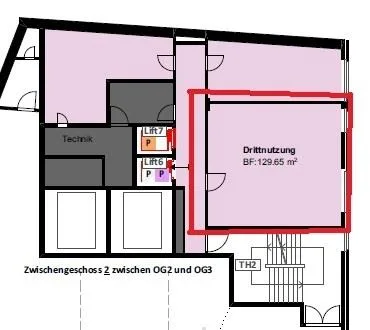 Gewerbeeinheit mit 400m² Fläche in Shopping Center - Migros Claramarkt
