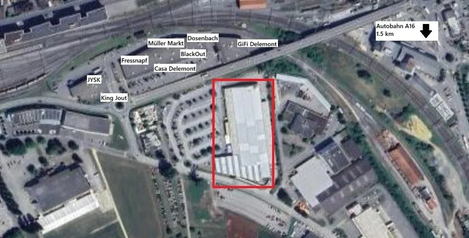 Grosszügige Ladenfläche mit 2'500m2 - MParc Delemont – Foto 19 von 19