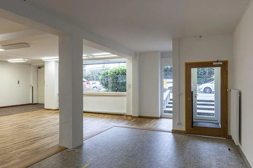 Vielseitig nutzbar: Ehemaliges Poststellenlokal im Bachlettenquartier