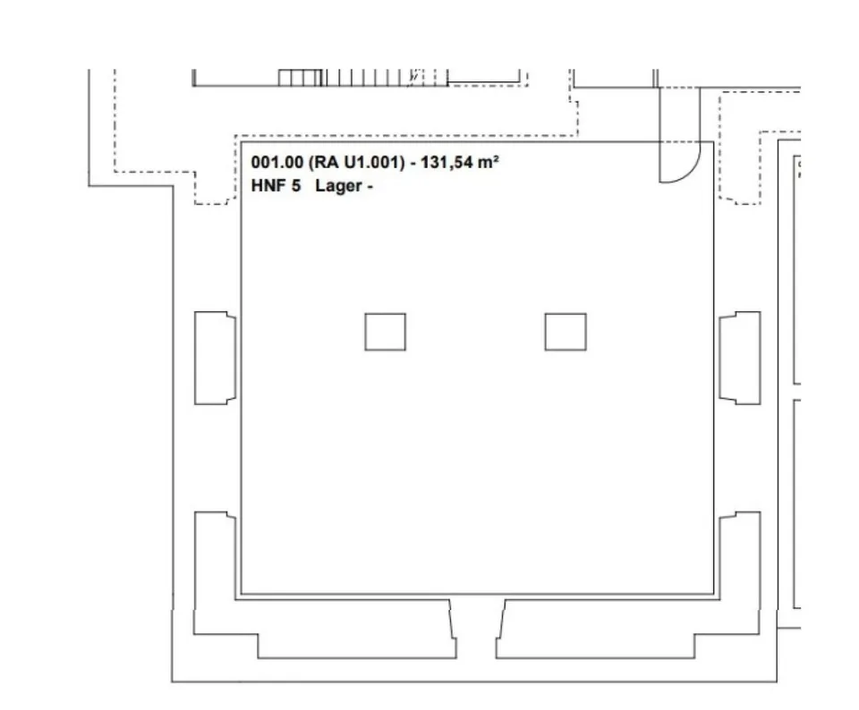 Grand dépôt d'env. 132 m2 à louer au sous-sol à l'Hôtel des Postes ...